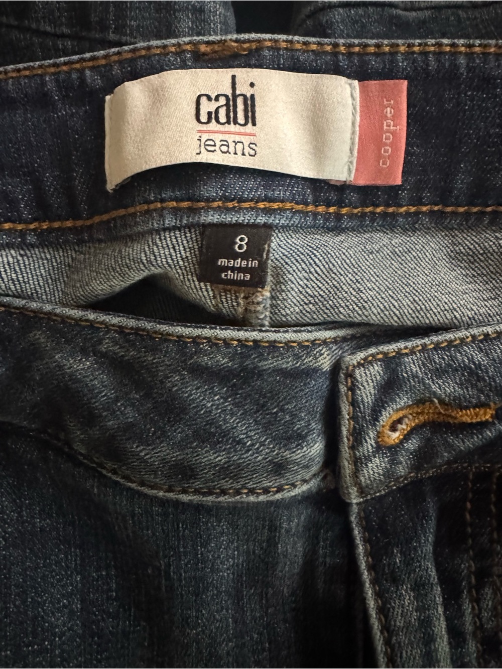Cabi Cooper baby barrel Jean size 8 #4906 fall 2025/spring 2026 - Picture 5 of 6